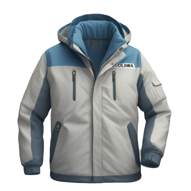 photorealistic columbia jacket sticker