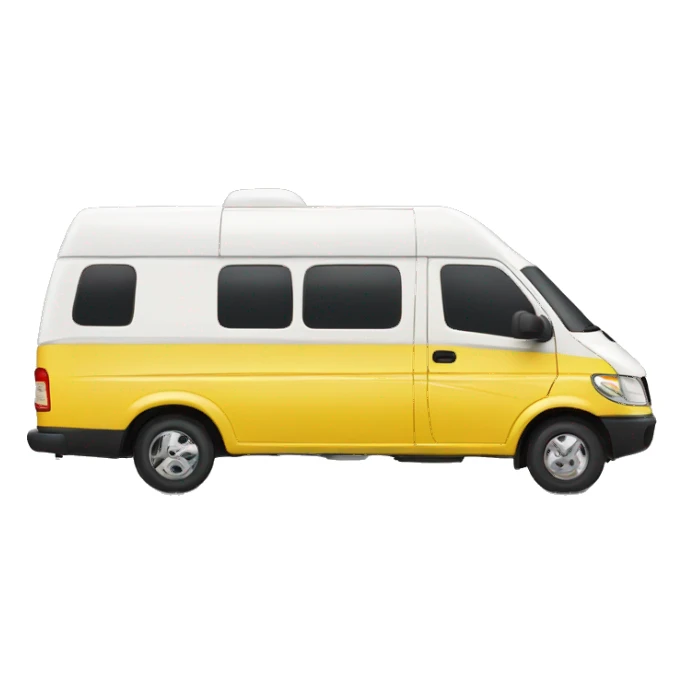 yellow 3 wheel￼ van ￼  sticker