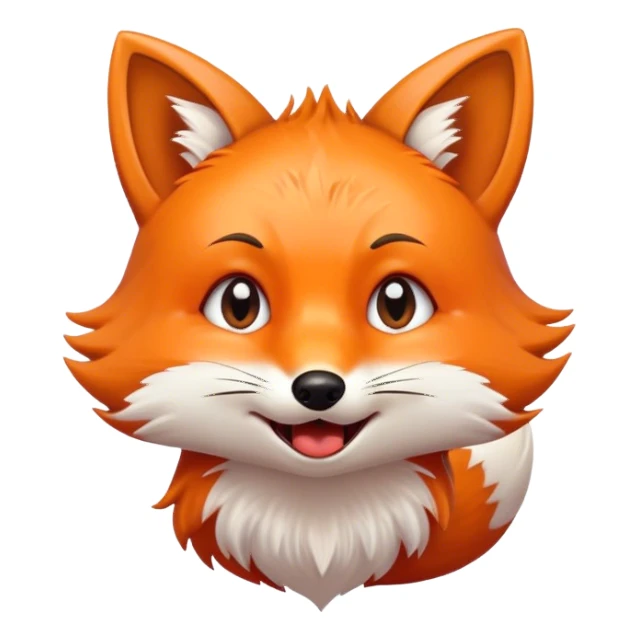 Tiny fox crying out loud sticker