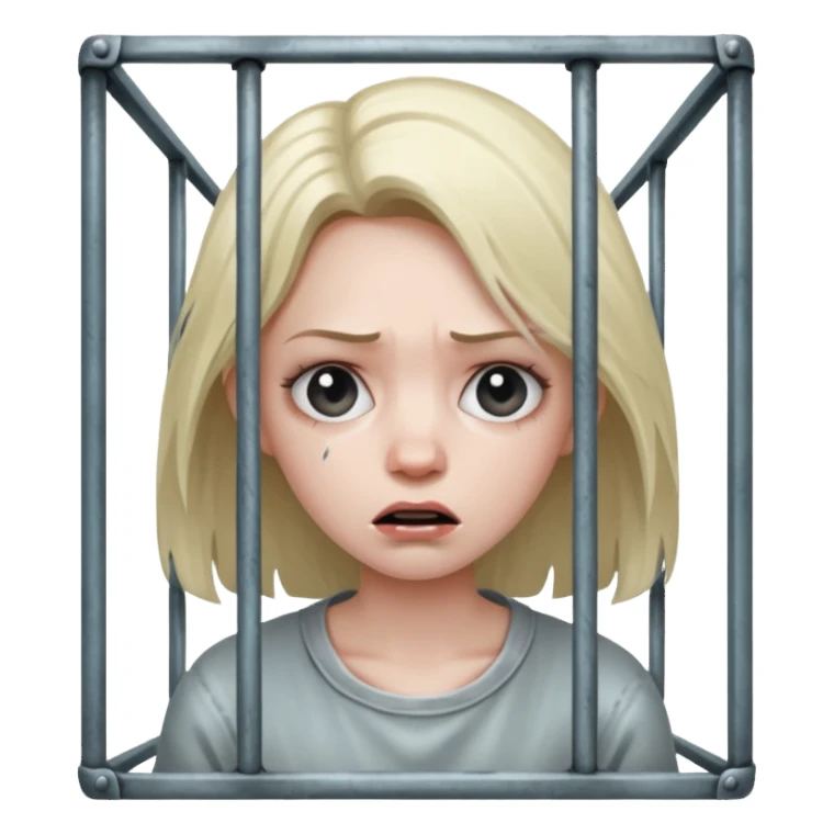 Sally locked in a cage sticker