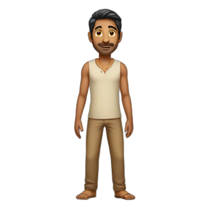 tall lanky indian guy sticker