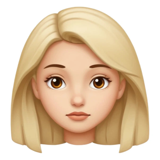 girl giving side eye sticker