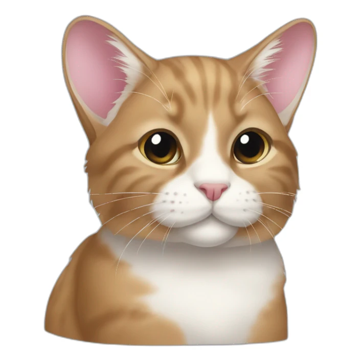 Lop - eared cat sticker