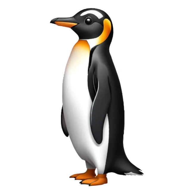  Pixel art, simple, penguin sticker
