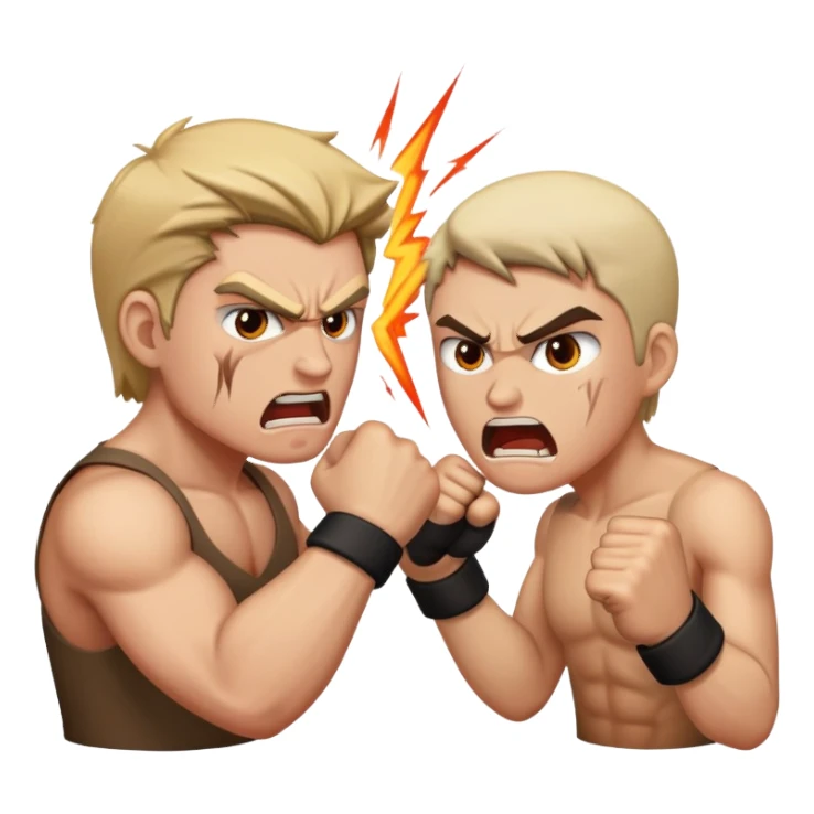 Parents fighting  sticker