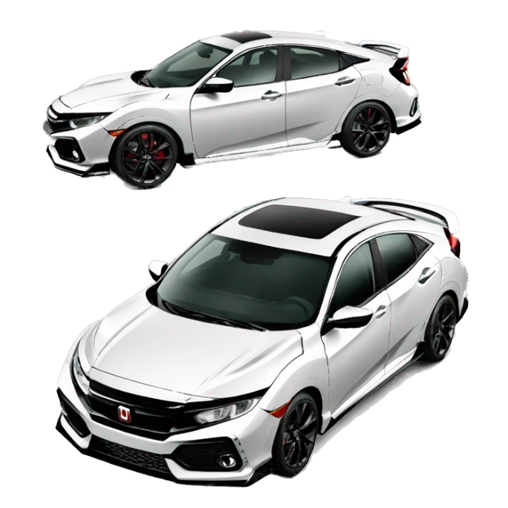 Honda Civic fk8 sticker