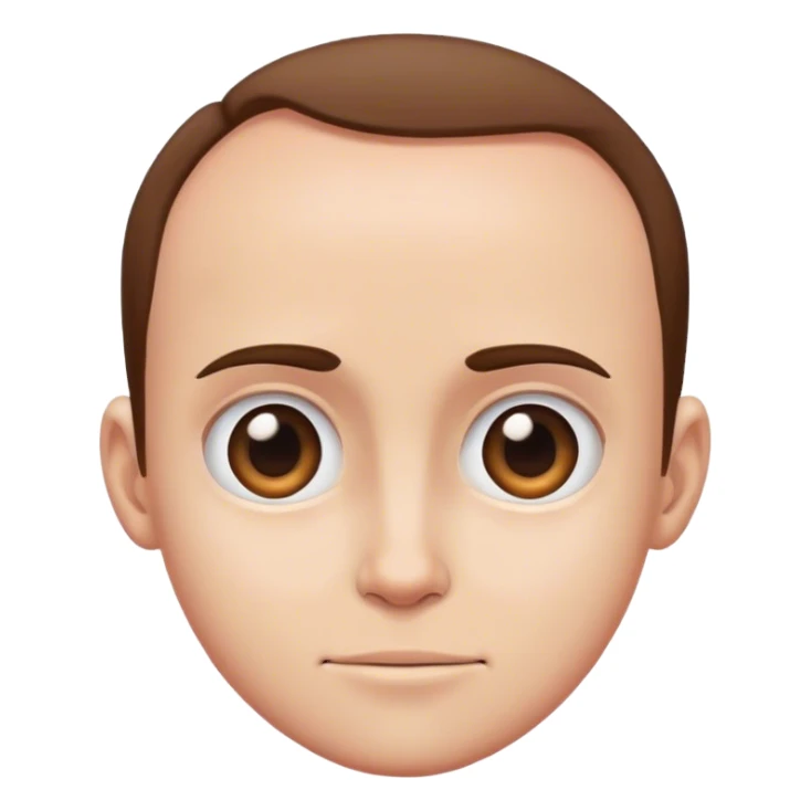 Big forehead  sticker