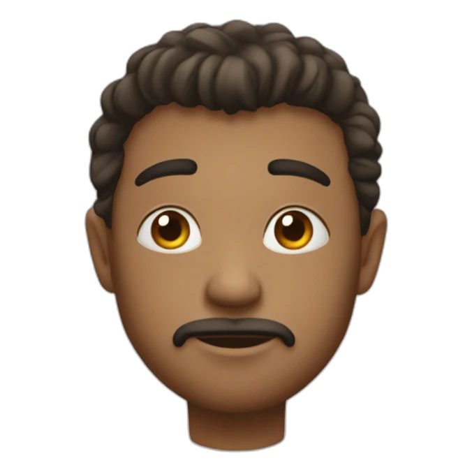 Mec choqué gros yeux qui sortent sticker