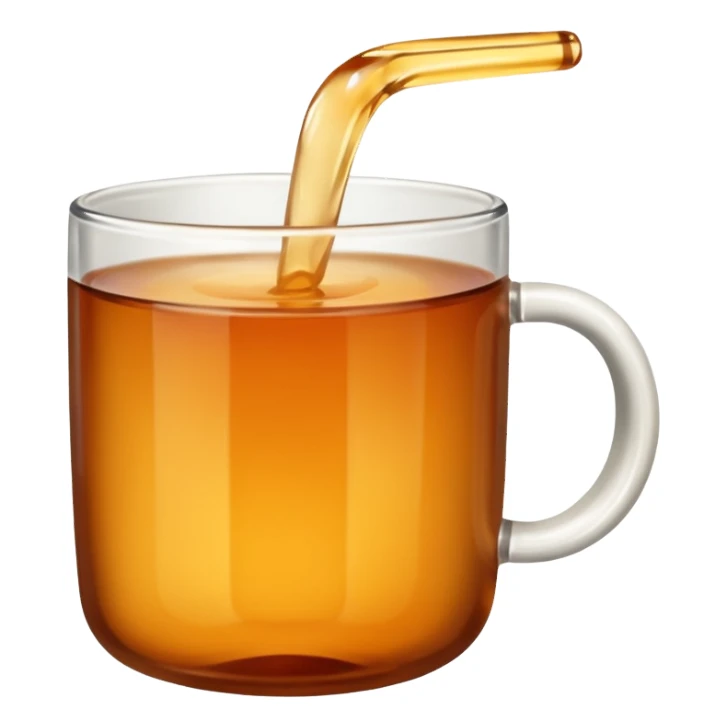 aesthetic tea in a mug sticker