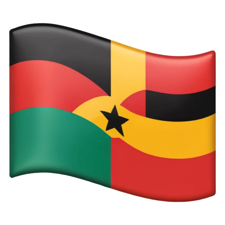 Africa-flag sticker