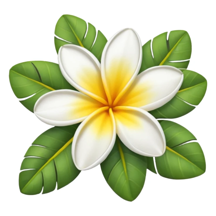 Frangipani sticker