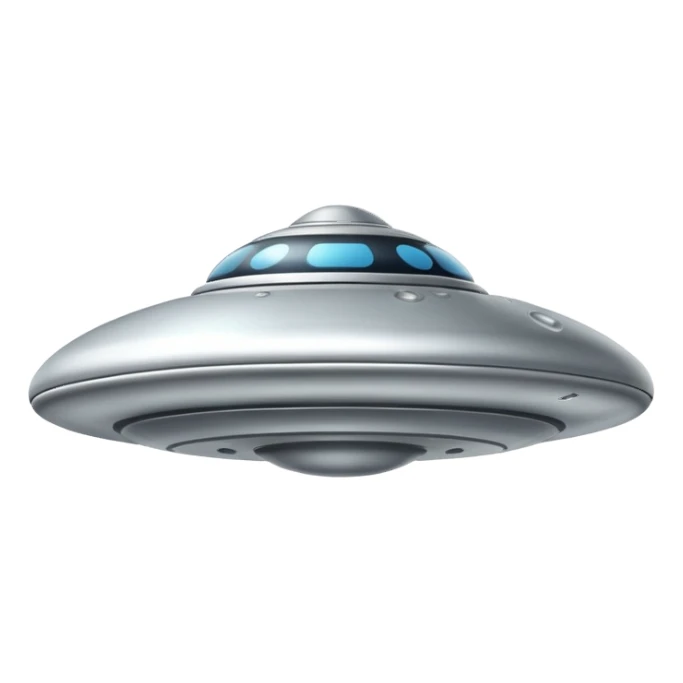 flying saucer sticker