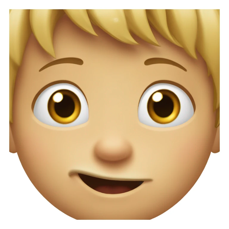 Loose tooth on a boys face sticker