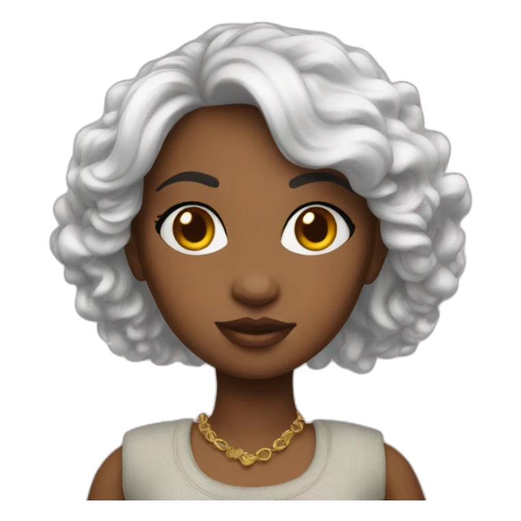 hulla girl doll sticker