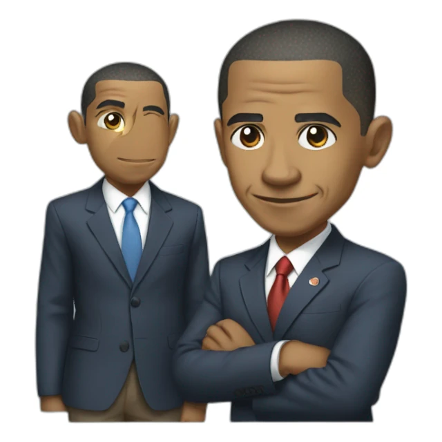 Obama playing Pokémon sticker