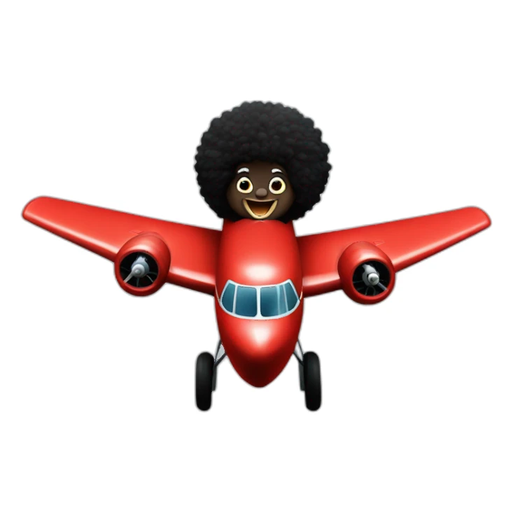 Golliwog is an airplane sticker