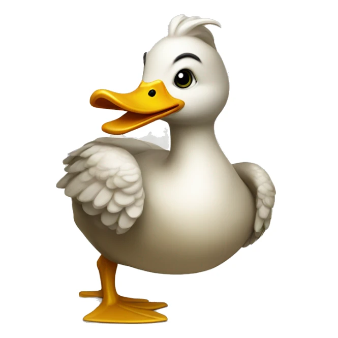 Greek mythical duck sticker