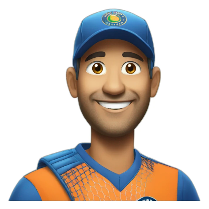 dhoni smile sticker