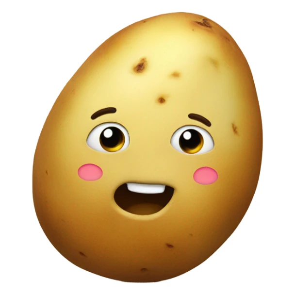  potato heart sticker