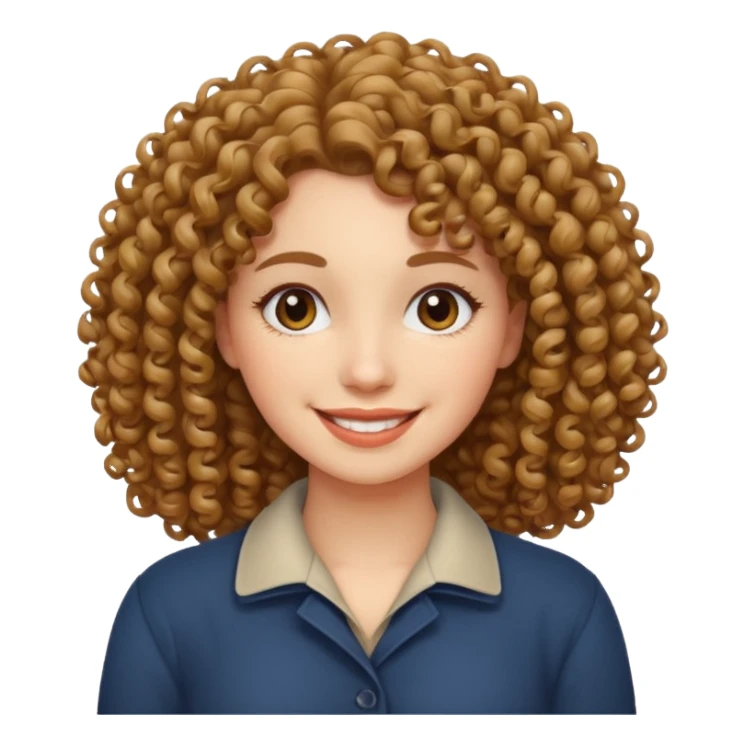 mujer con rulos en la cabeza sticker