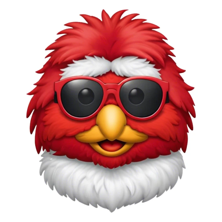 elmo in sun glasses sticker