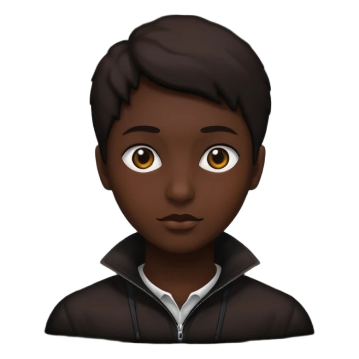 spotlight on a person silhouette sticker