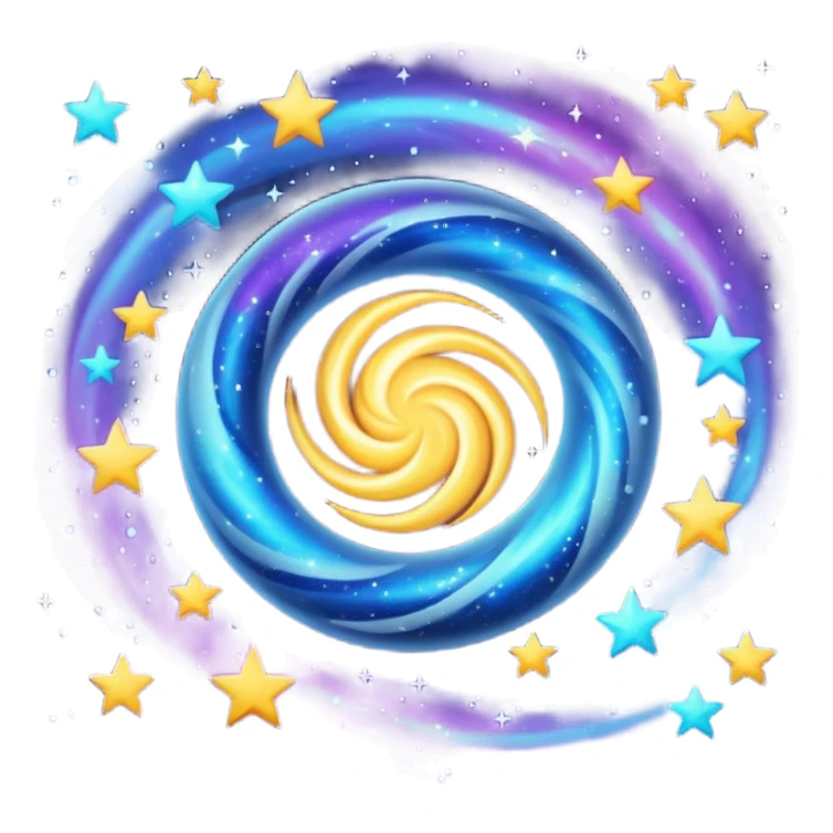 stars galaxy sticker