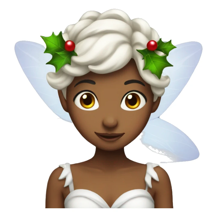 christmas fairy sticker