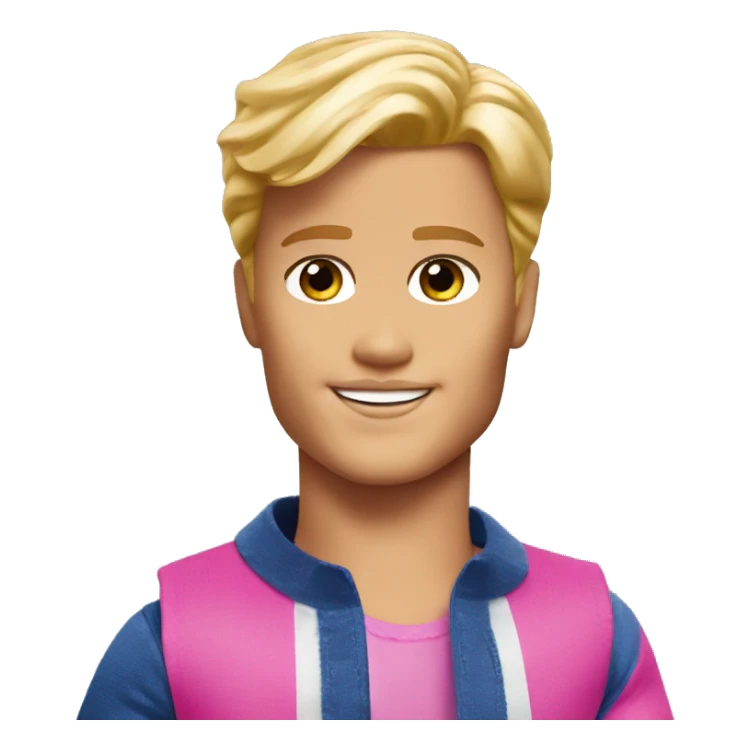 Barbie ken ken sticker