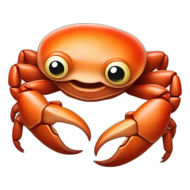 crab thumbs up sticker