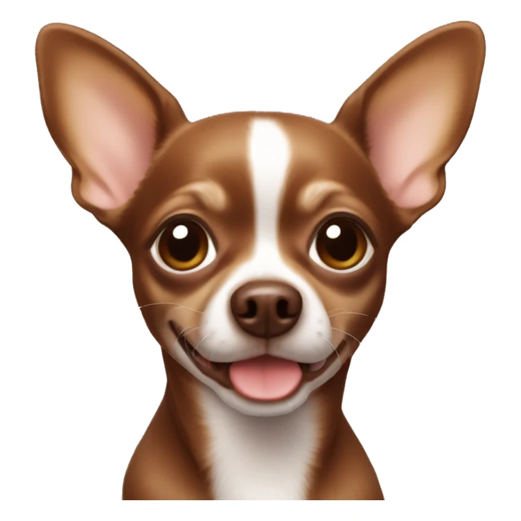 Chihuahua chocolate color sticker