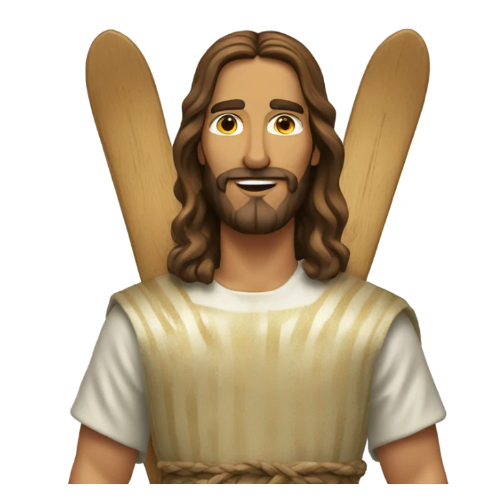 Jesus ski sticker