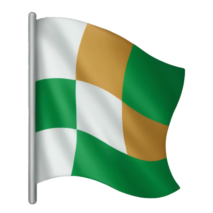 Dark green flag saying Sintra in Arabic letters sticker