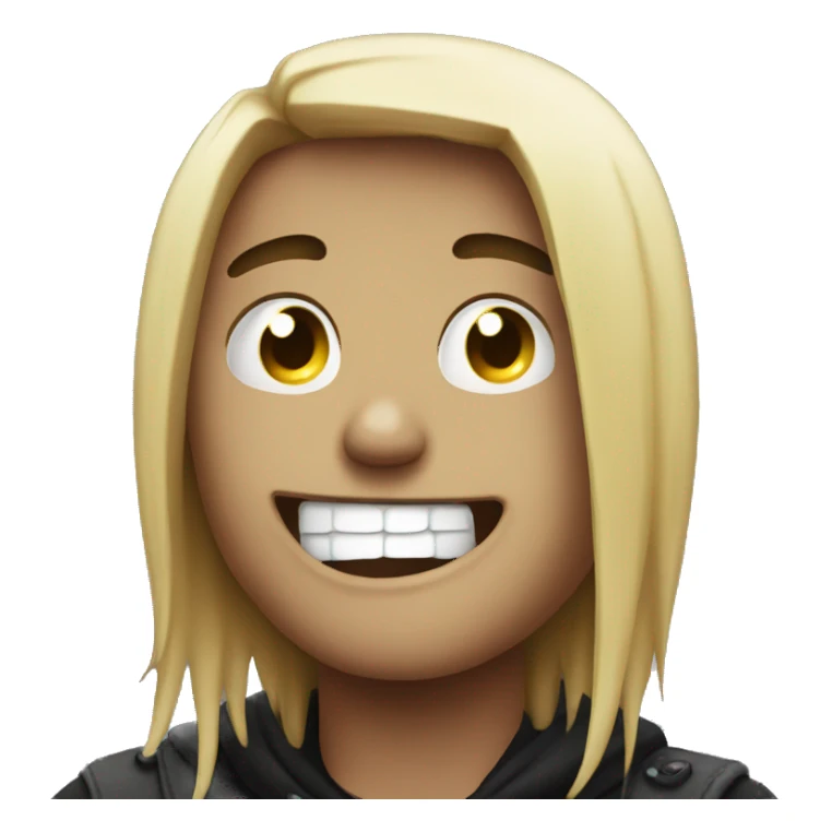 Laughing with tears emo sticker