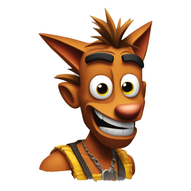 Crash Bandicoot sticker