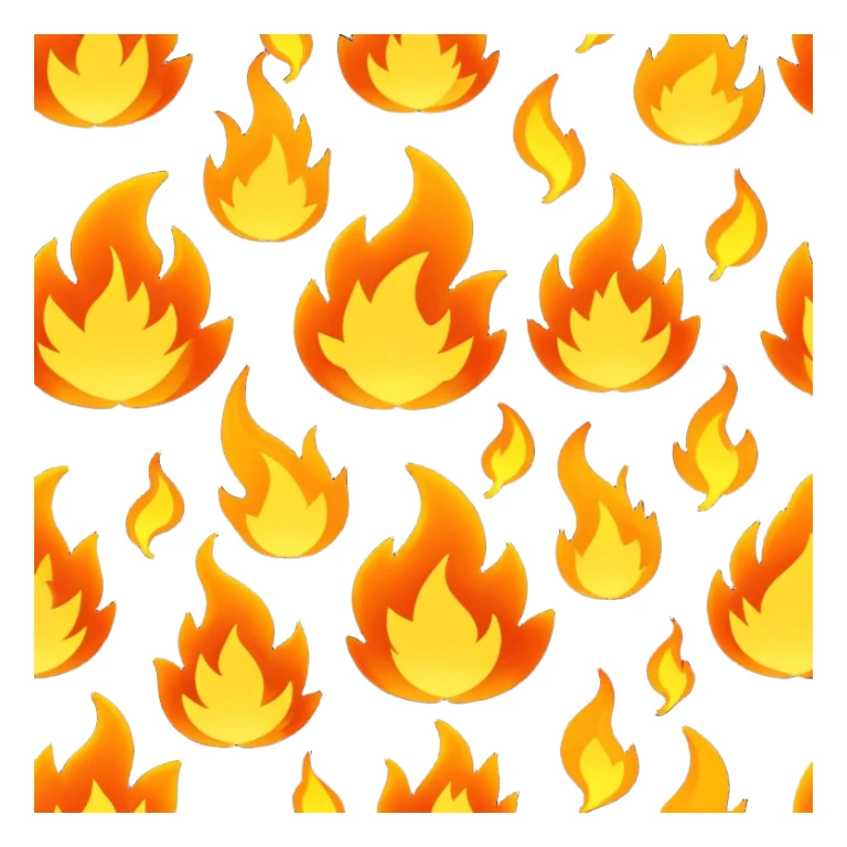 Schreiben mit feuer sticker