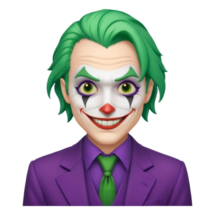 scary arkham joker sticker