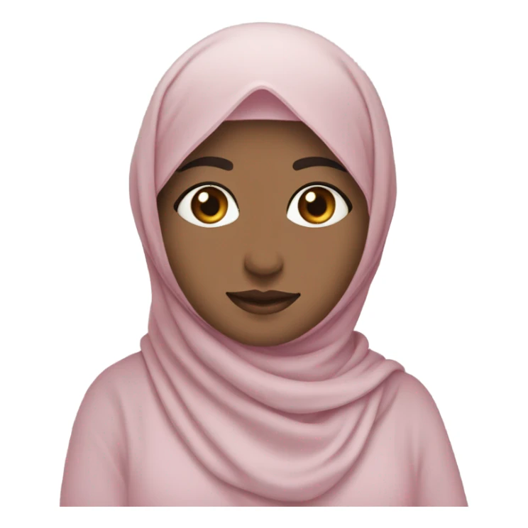 pastel pink muslims sticker