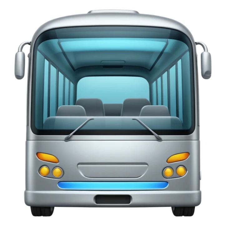 futuristic bus sticker