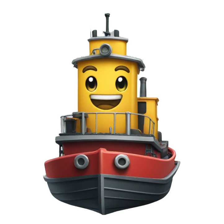 Tractor tugboat sticker