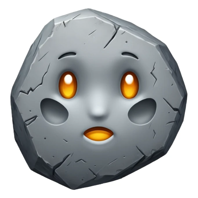 one stone with no face sticker