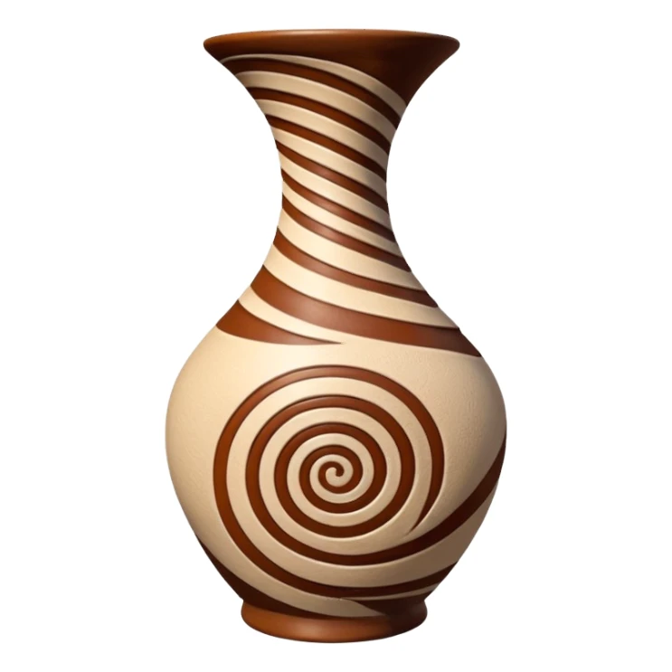 Spiral Pottery Vase sticker