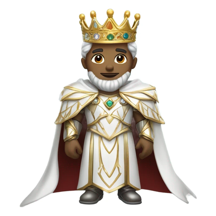 Thrones white king angel sticker