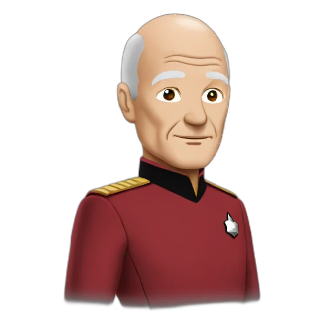 captain picard sticker