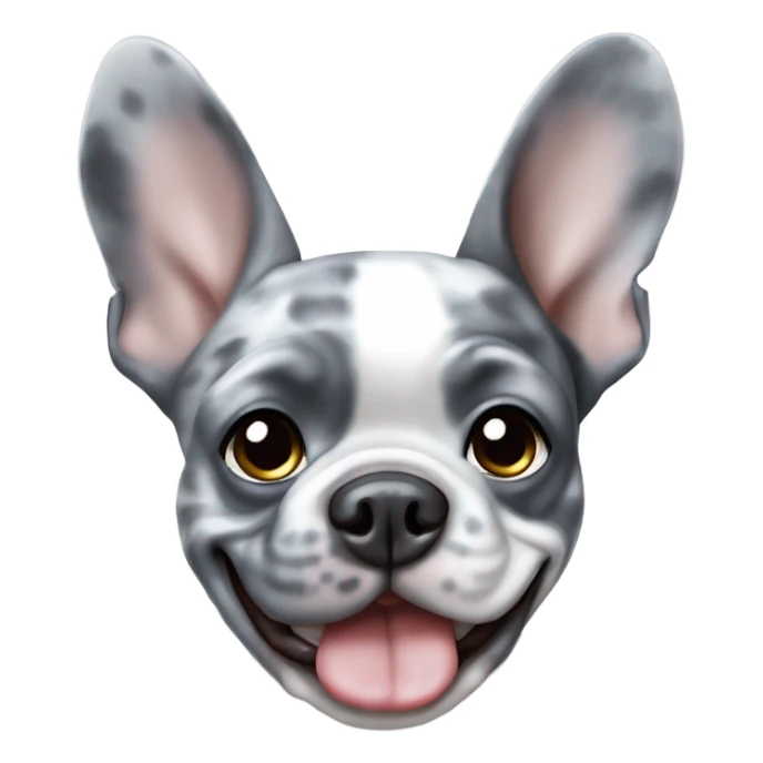 Blue Merle Frenchie sticker