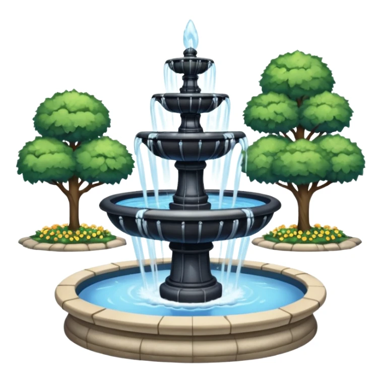park Fountain sticker