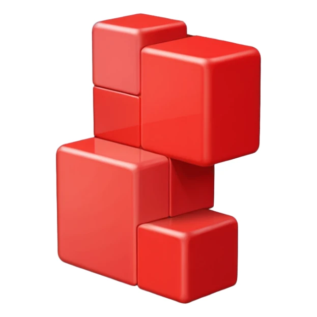 Red tertomino Z sticker