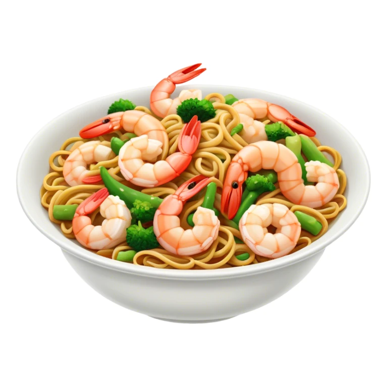 shrimp lo mein sticker