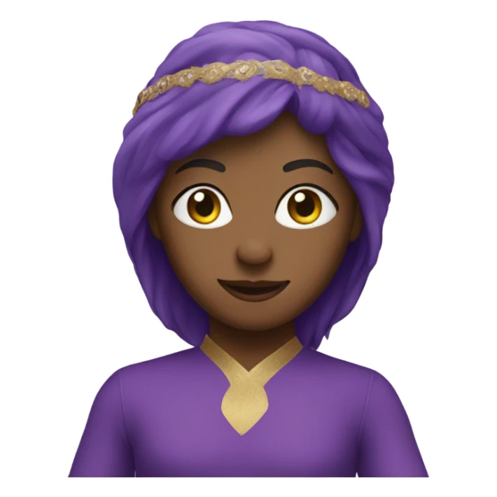 Dancer wearing purple costume sticker