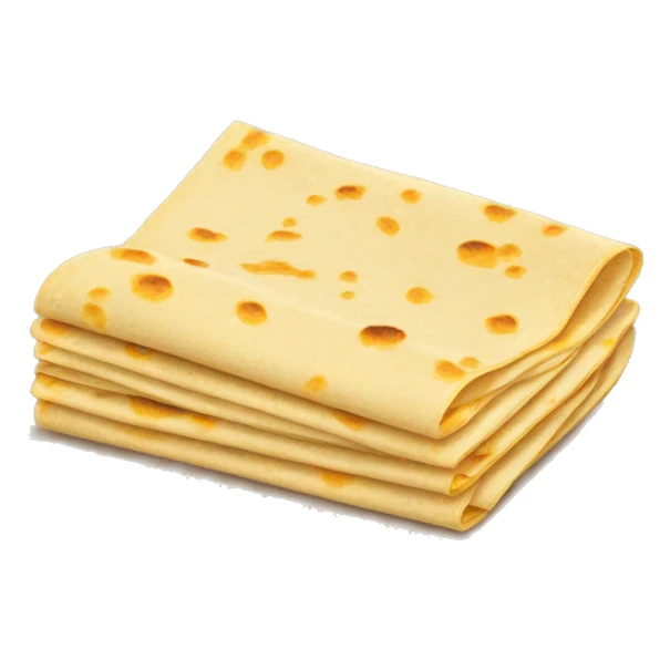 tortillas en un canasto con servilleta sticker